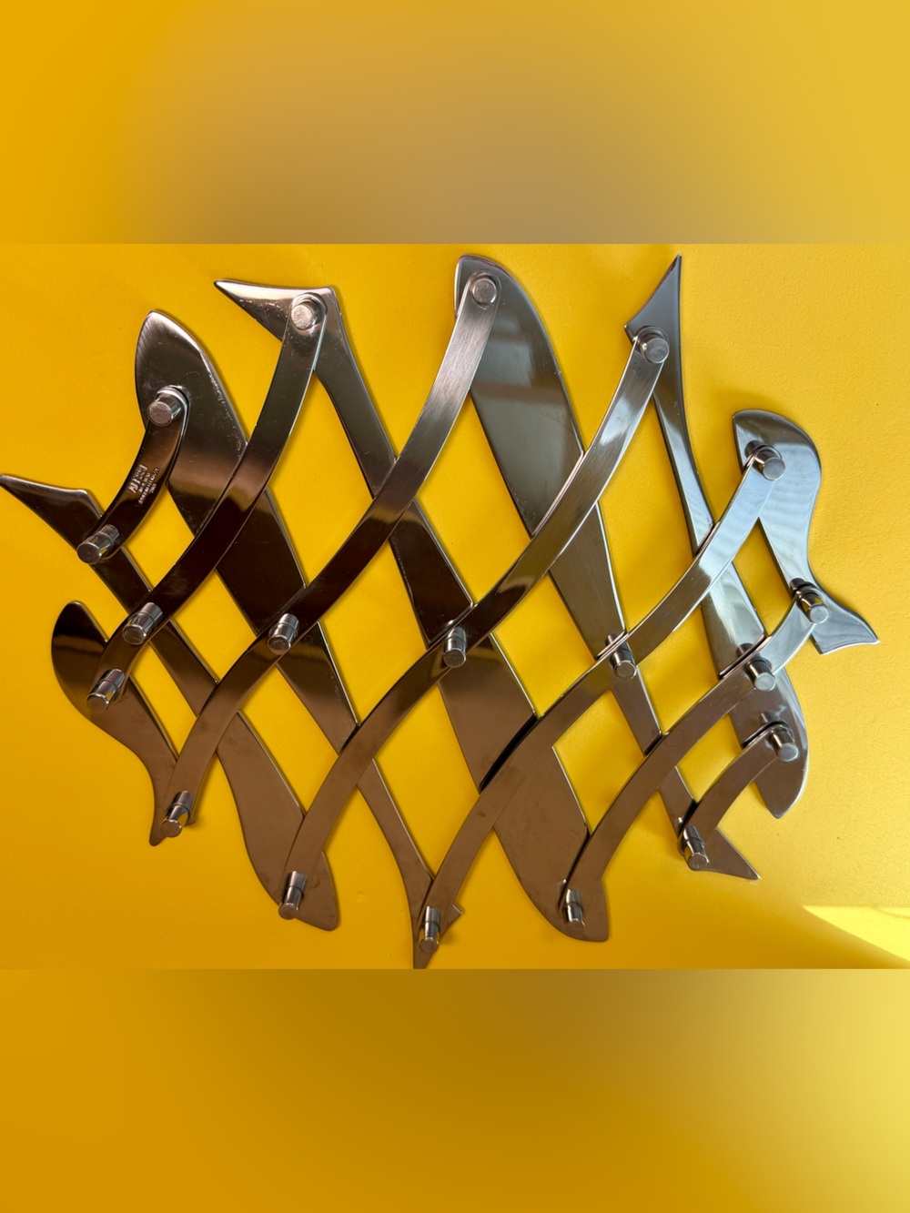 Alessi "Pescher" Expandable Fish Trivet - 18/10 Stainless Steel-Durbino-Lomazzi